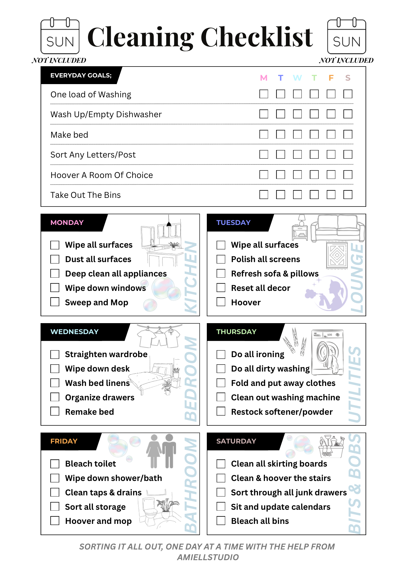 Daily Cleaning Checklist