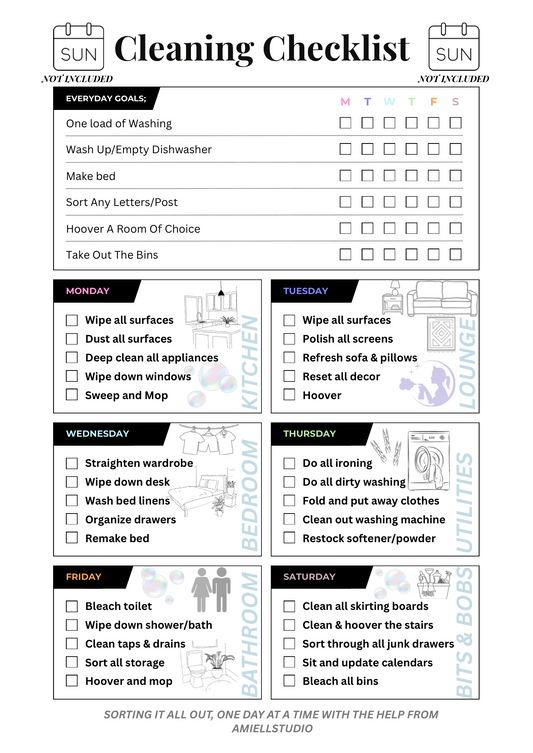 Daily Cleaning Checklist