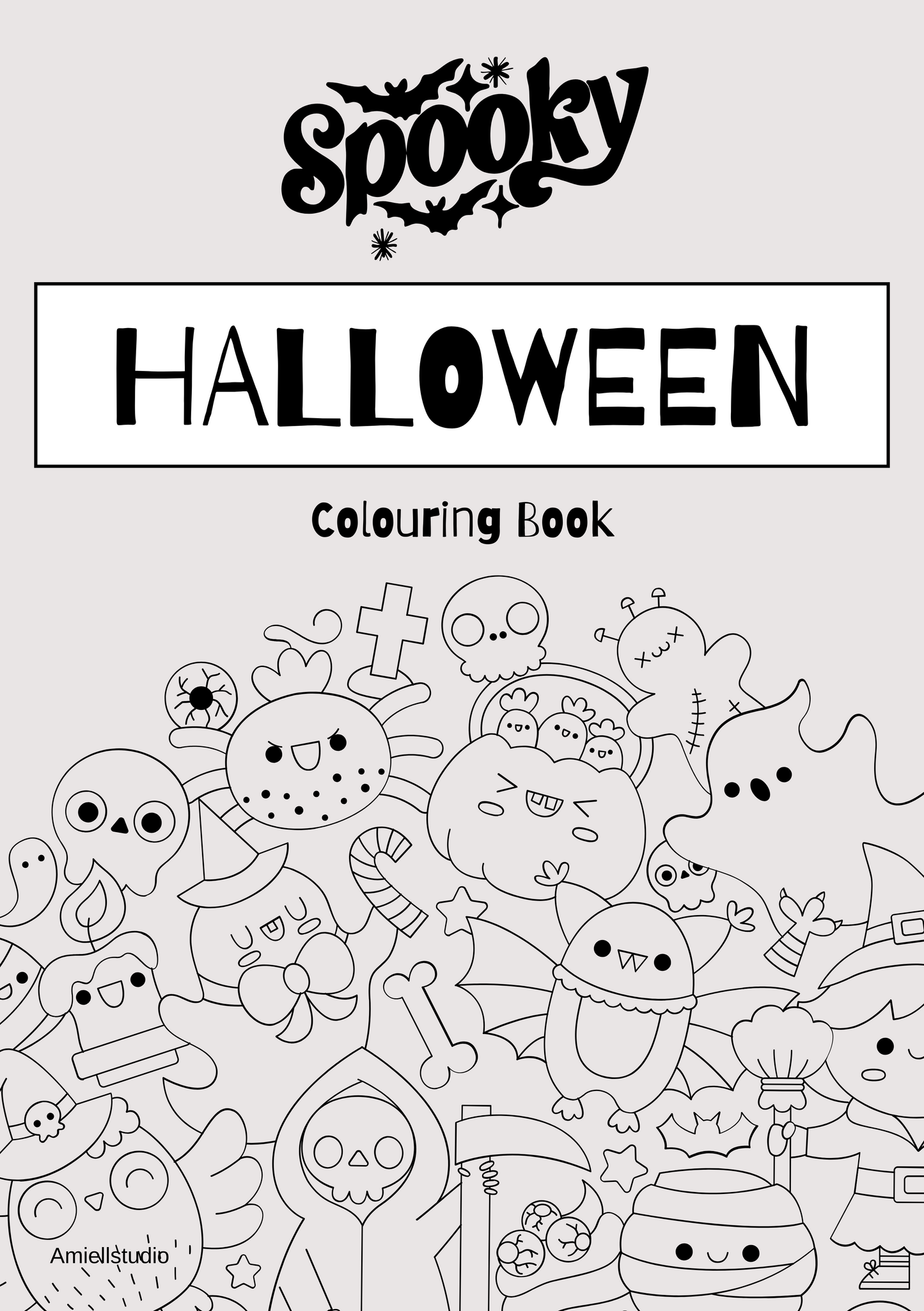 Children's Halloween Colouring Book