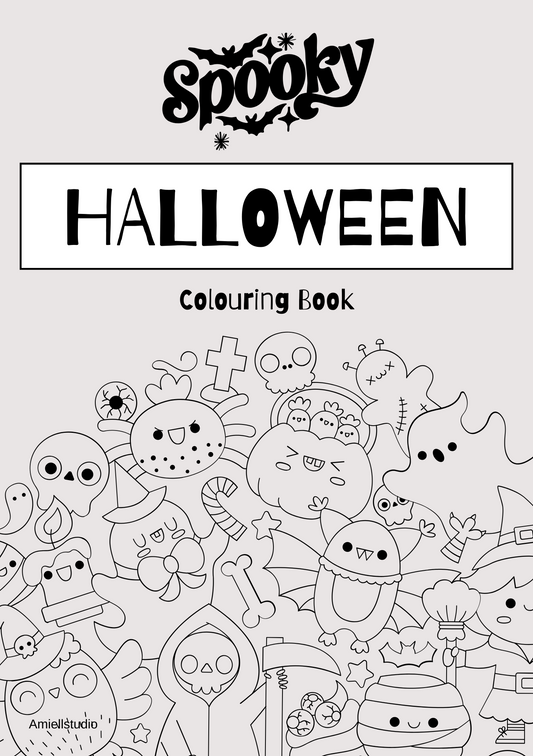 Children's Halloween Colouring Book