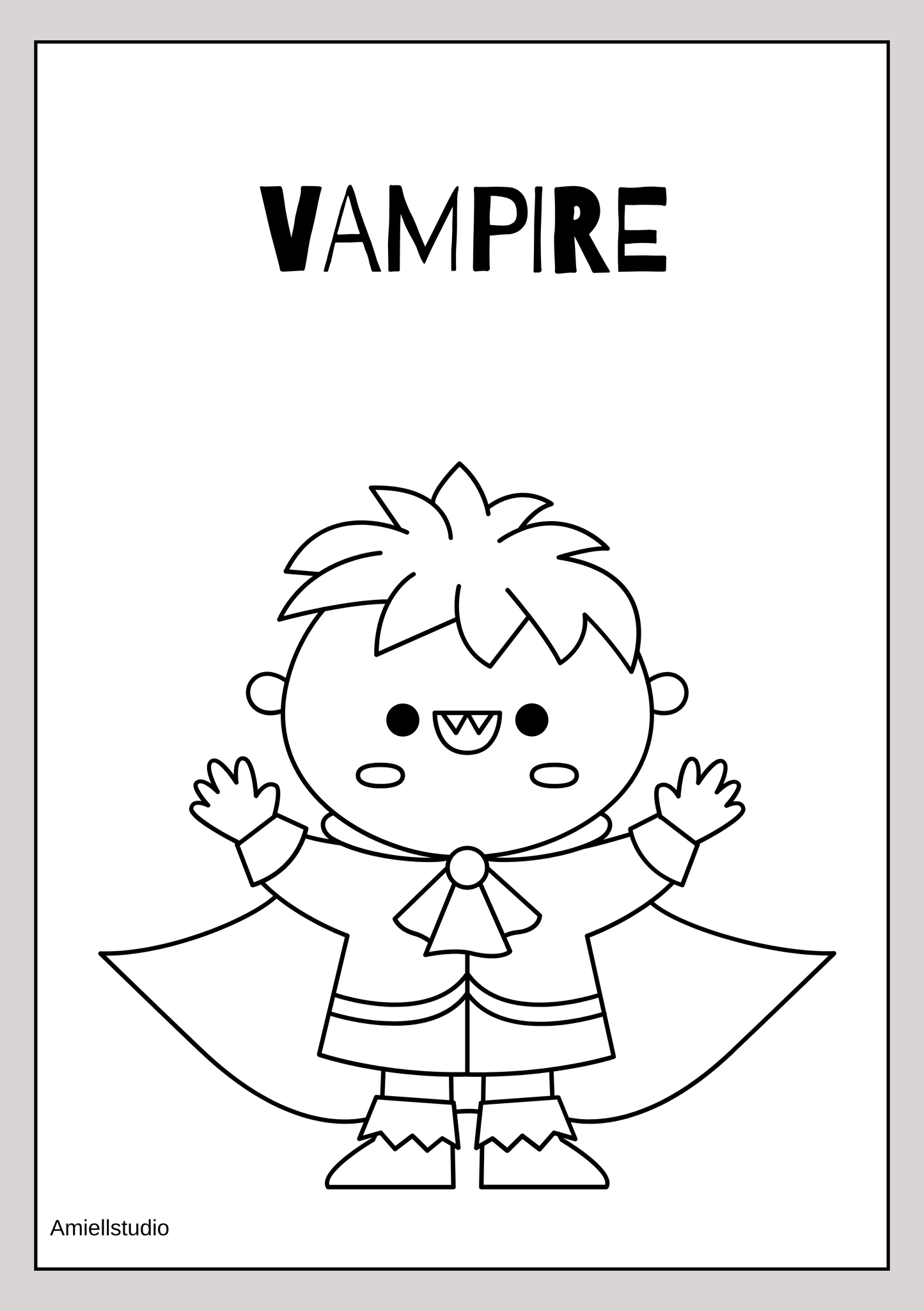 Children's Halloween Colouring Book