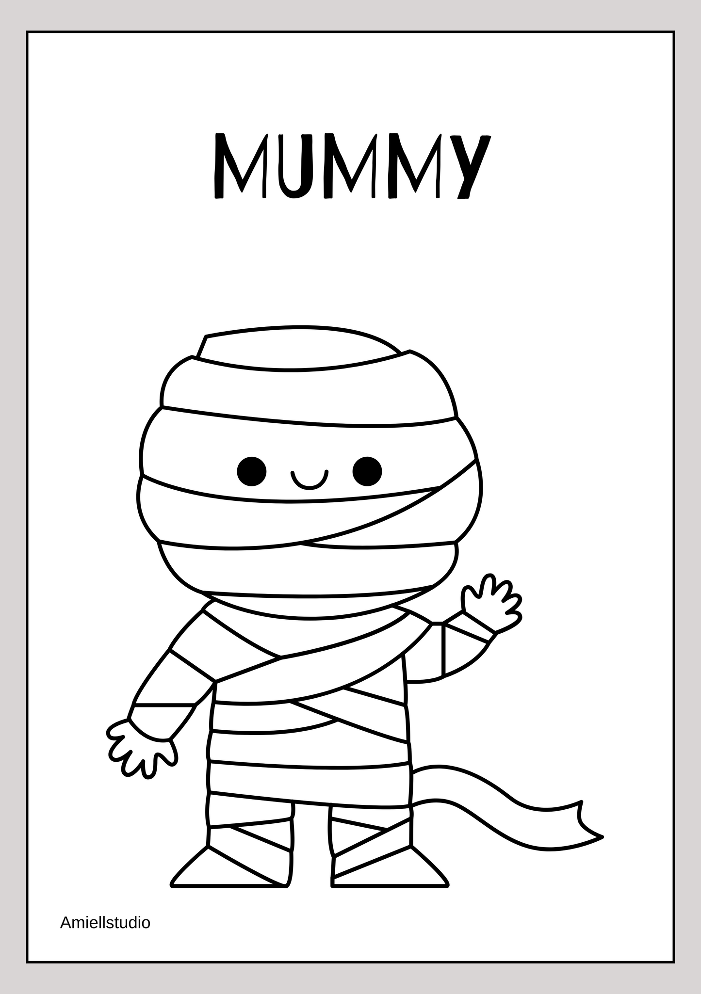 Children's Halloween Colouring Book
