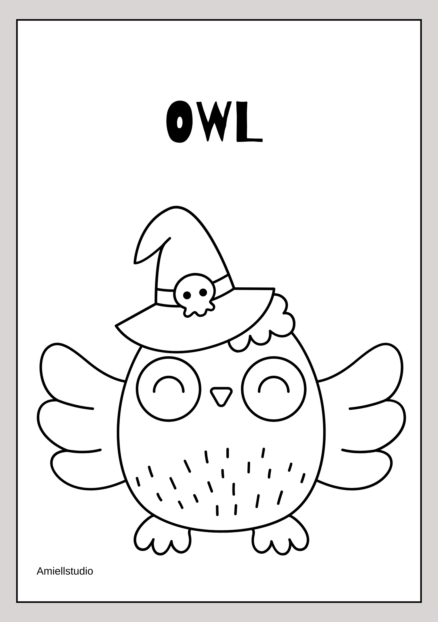 Children's Halloween Colouring Book